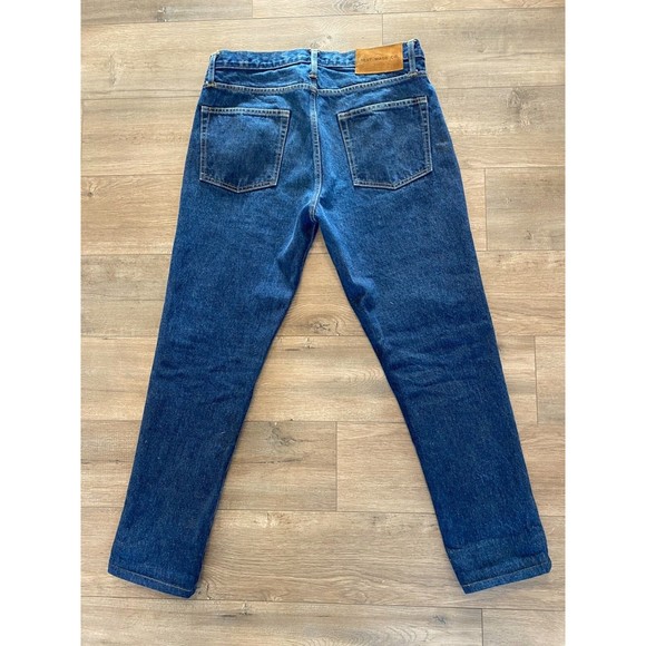 Best Made Co Men's 32X30 Button Straight Dark Wash Denim Blue Jeans Made In USA - Picture 4 of 9